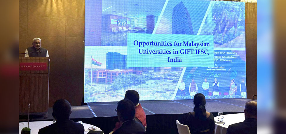 Address by H.E. Shri Dammu Ravi, Secretary (Economic Relations), MEA at the Special Round Table on Opportunities for Malaysian Universities at IFSCA-GIFT City