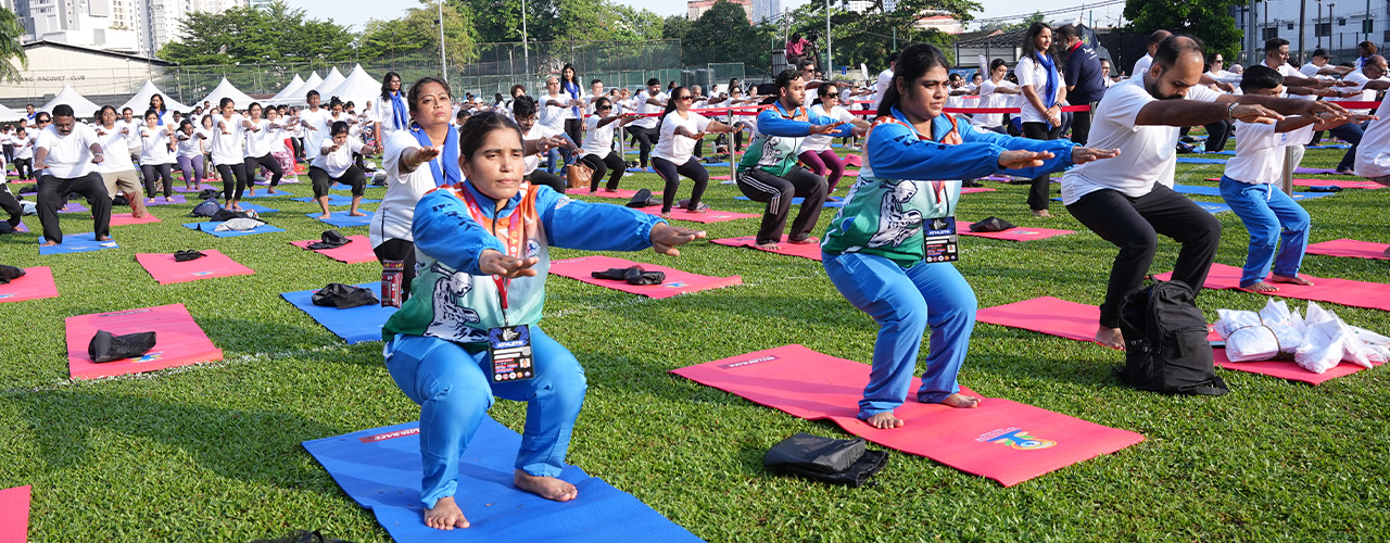 12th International Day of Yoga.