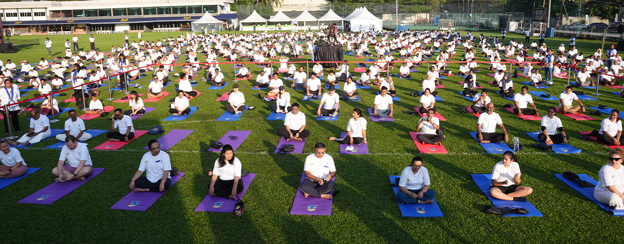 12th International Day of Yoga.