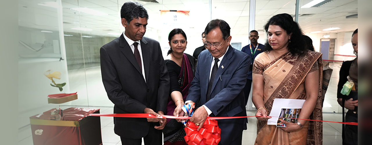 H.E. Dr. Rajkumar Ranjan Singh, Hon'ble Minister of External Affairs and Education inaugurating Indian Worker Resource Centre (IWRC) at High Commission of India, Kuala Lumpur.