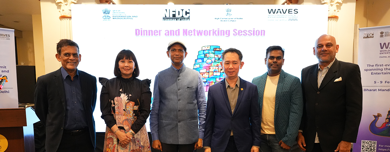  High Commission of India Kuala Lumpur organized an exclusive Dinner and Networking Session "India-Malaysia Audio-Visual Connect- Enhancing Partnership through WAVES" in Kuala Lumpur on 11 December 2024. 