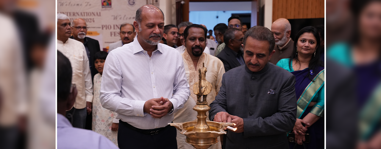 H.E. Shri Kirti Vardhan Singh, Hon'ble Minister of State for External Affairs and Minister of Environment, Forest and Climate Change and H.E. Gobind Singh Deo, Minister for Digital of Malaysia, jointly inaugurated the International PIO Festival.