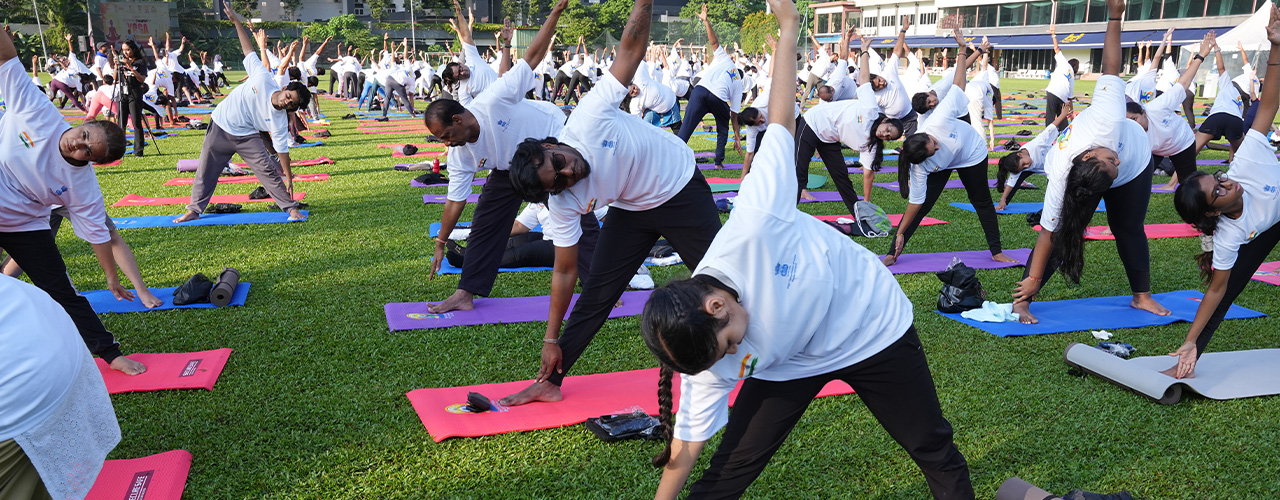 12th International Day of Yoga.