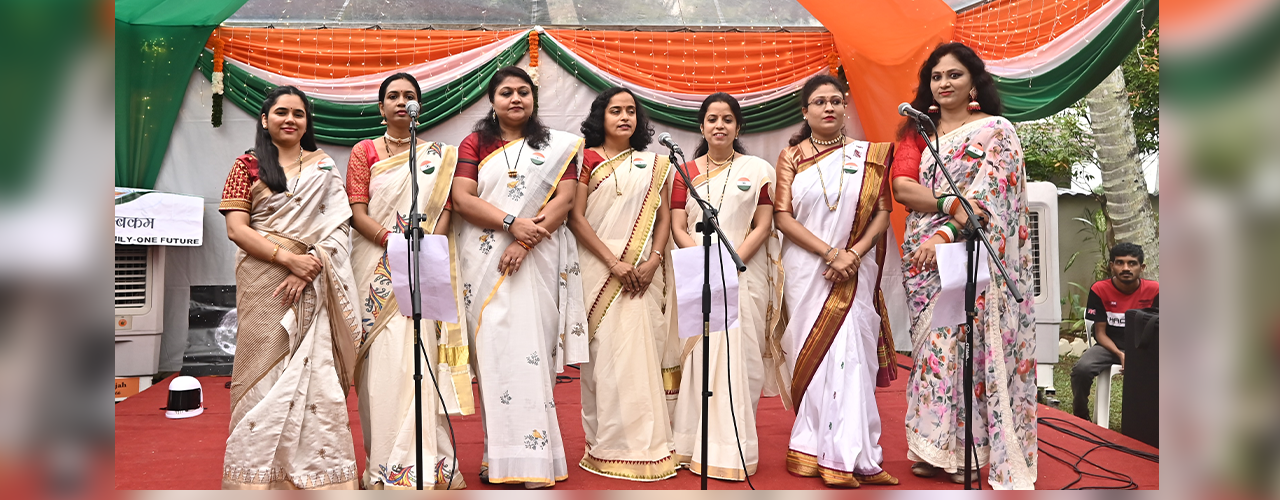 Flag hoisting ceremony on the occasions of 75th Republic Day of India