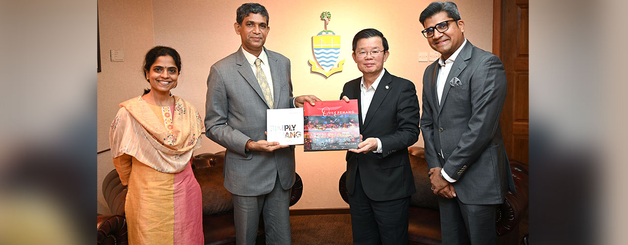 High Commissioner H.E.B.N.Reddy called on Chief Minister of Penang YAB Mr. Chow Kon Yeow