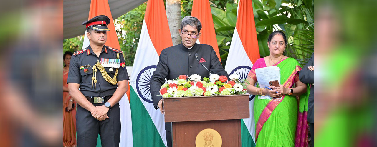 Flag Hoisting Ceremony on the occasion of the 77th Republic Day of India