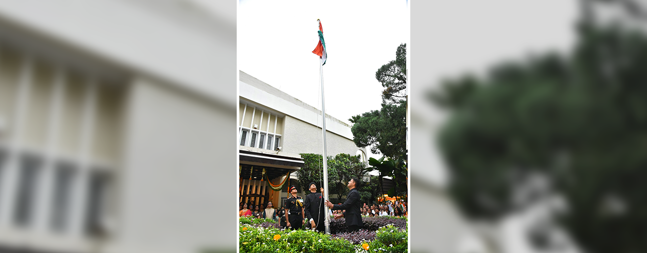 Flag hoisting ceremony on the occasions of 76th Republic Day of India