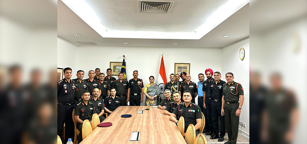 High Commission of India welcomes the Army Higher Command Course (AHCC) from India’s Army War College, Mhow and Indian Air Force delegation to Malaysia.