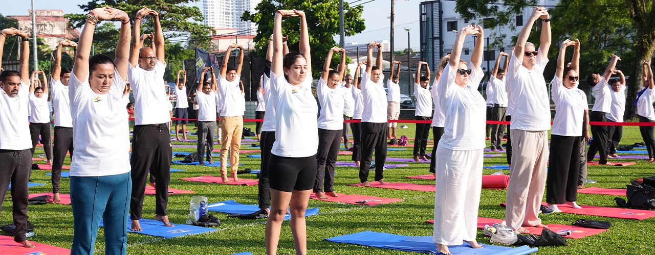 12th International Day of Yoga.