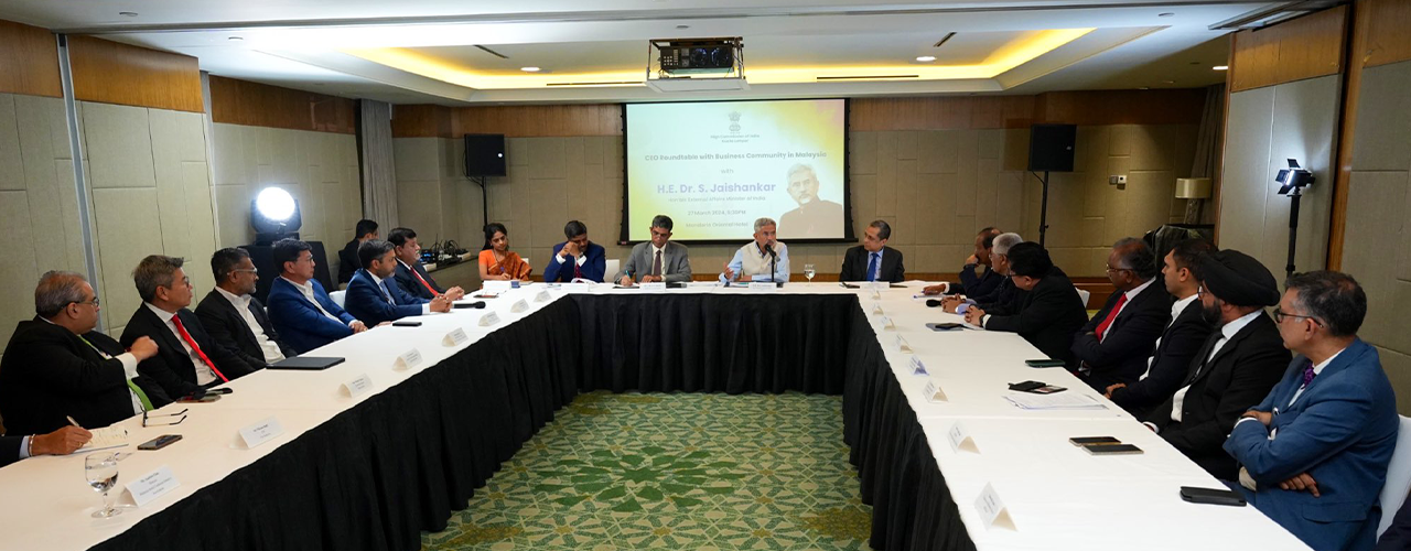 CEO Round Table Meeting with Hon'ble External Affairs Minister of India H.E. Dr. S. Jaishankar