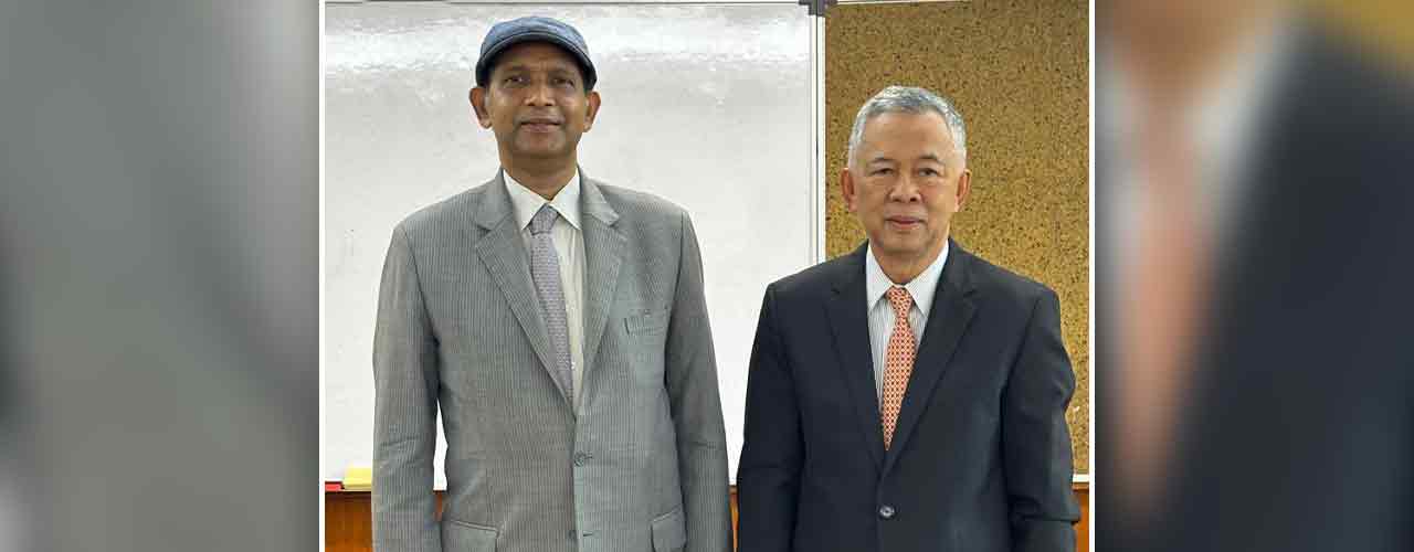  High Commissioner H.E. B.N Reddy paid a courtesy call on H.E Tan Sri Ambassador Othman Hashim, Special Envoy of the ASEAN Chair on Myanmar, at Putrajaya on 14 February 2025