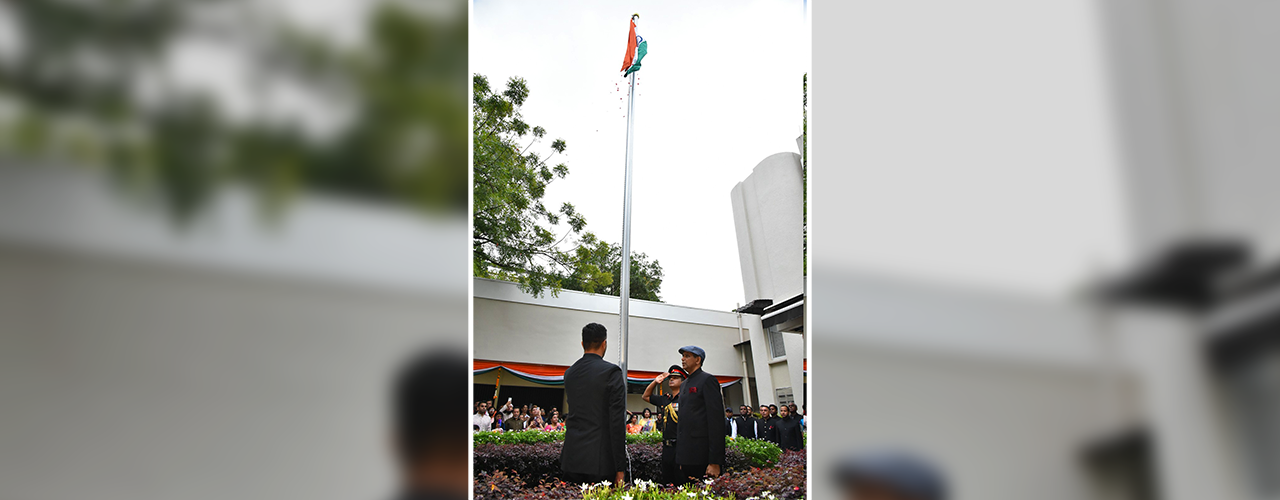 Flag hoisting ceremony on the occasions of 76th Republic Day of India